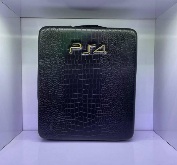 کیف ضدضربه PS4 Pro طرح چرم مشکی