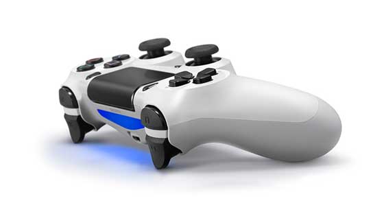 دسته بازی بی سیم مدل Dualshock 4 White سفید مناسب برای PS4 اصلی امریکا