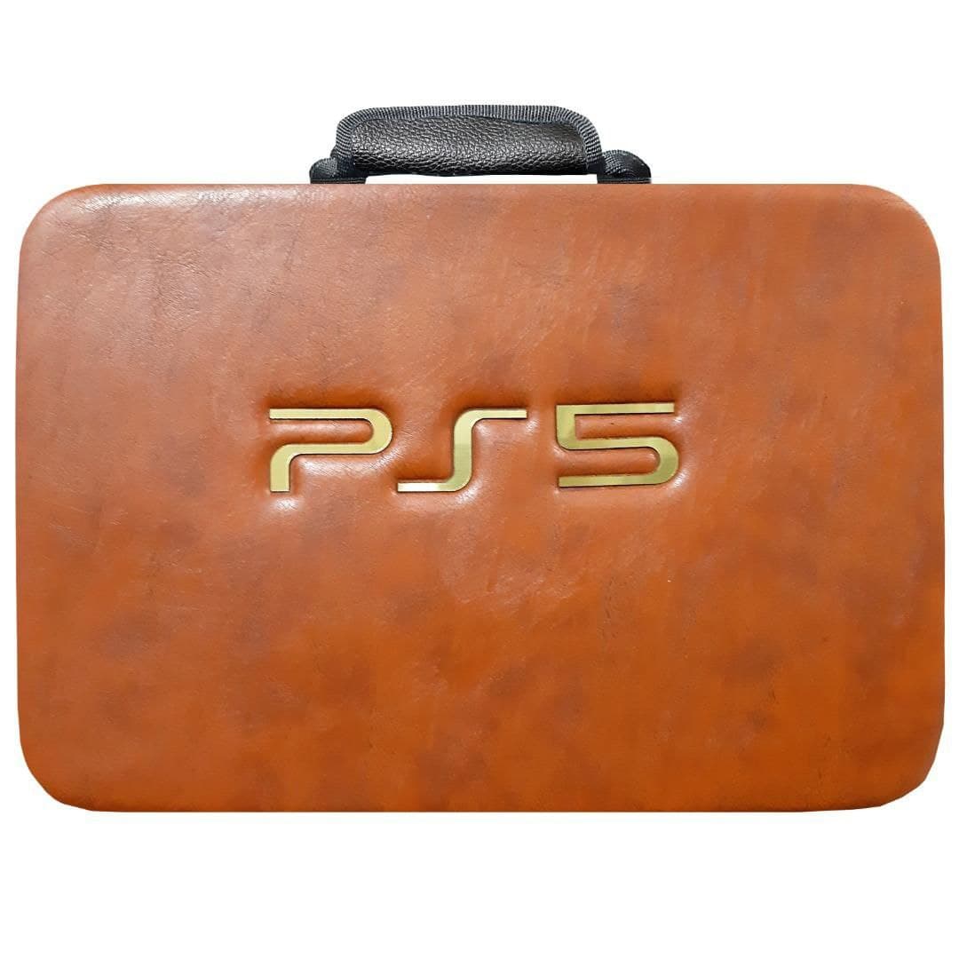 کیف کامل کنسول بازی PS5 رنگ قهوه ای
