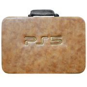 کیف کامل کنسول بازی PS5 رنگ خردلی