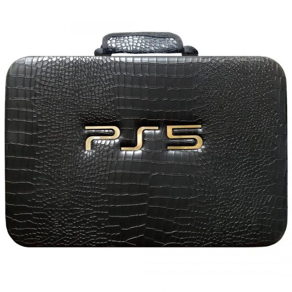 کیف کامل کنسول بازی PS5 رنگ مشکی پوست ماری