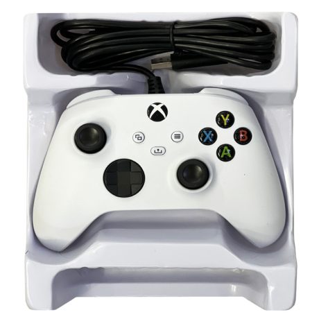 دسته Xbox سیم دار سفید